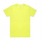 AS Colour 5050F - Block Tee - Safety Colours - Safety Yellow