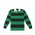 Cloke RJS - Striped Rugby Jersey - Black + Kelly
