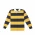 Cloke RJS - Striped Rugby Jersey - Navy + Gold