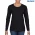 Gildan 5400L - Heavy Cotton Ladies Long Sleeve T-Shirt - Black