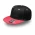 Headwear24 HS12608 - Snap Back 2 Tone Cap - Black/Red