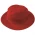 Headwear24 HS6048 - Safari Wide Brimm (Cricket) Hat - Red