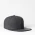 UFlex Headwear U15606 - U Flex Snap Back Flat Peak Cap - Charcoal Melange